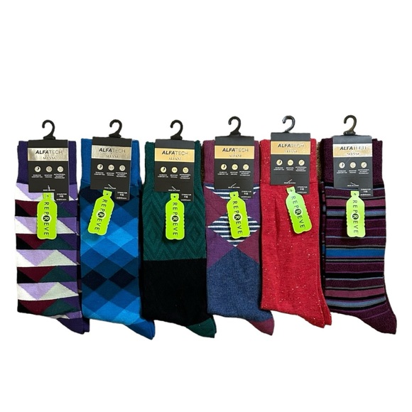 Alfani 6 Pair Bundle of Men’s Alfatech Socks - Picture 3 of 16